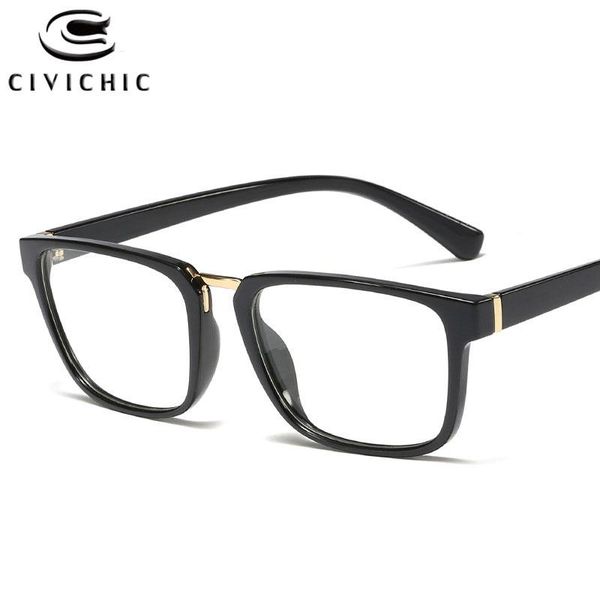 

fashion sunglasses frames chic tr90 business casual men glasses myopia optical eyeglasses frame retro women eyewear uv400 lunette de vue cle, Black