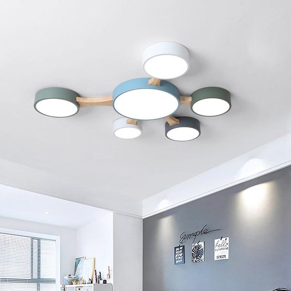 

ceiling lights nordic bedroom simple modern living room personality creative led book macaron lamp
