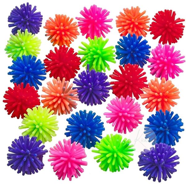 

10 piece spiky balls fidget toy small size for kids children autism sensory adhd anxiety relief juguete antiestres
