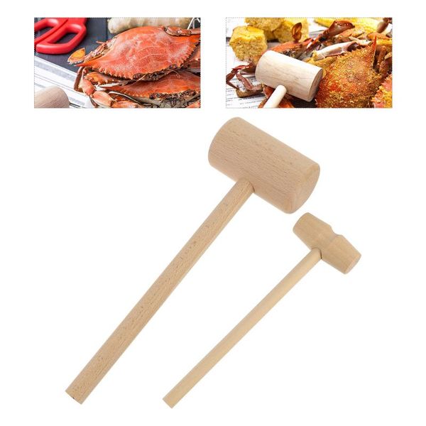 

other festive & party supplies 12pcs wooden crab mallets natural hardwood lobster seafood cracking hammers