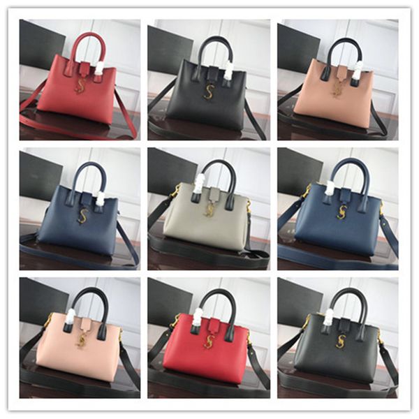 

designer luxury cassandra totes handle crocodile embossed black shopping shoulder hand bag bags size:30-22-13cm