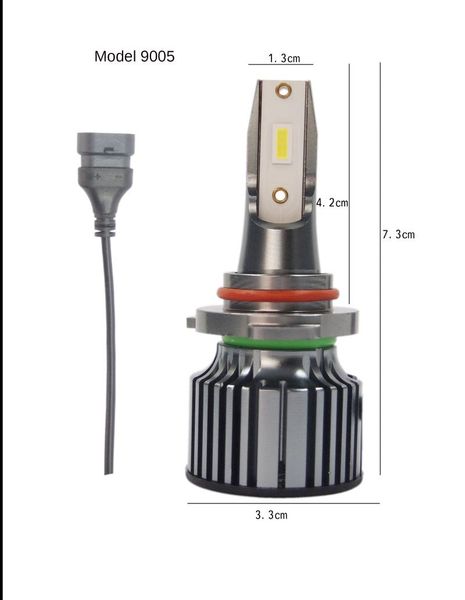 

car headlights 1 pair universal 48w headlight h1 h7 h11 9005 9006 h4 6000k x6 series csp chip for automobile refitting led headlamp