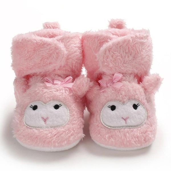 

first walkers baby shoes socks boy girl booties winter warm animal face crawl anti-slip toddler prewalkers soft infant born crib