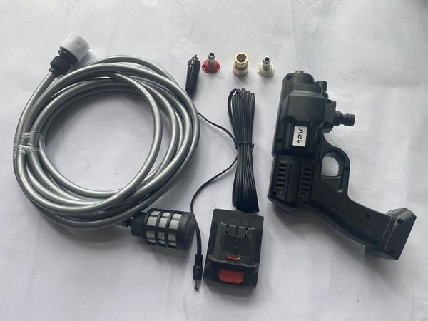 

watering equipments high-power car washing machine portable with line water pump high-pressure gun household can be equipped batteries