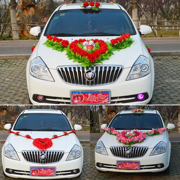 

party decoration wedding car decorative flowers simulation flower & engagement set vice adornment