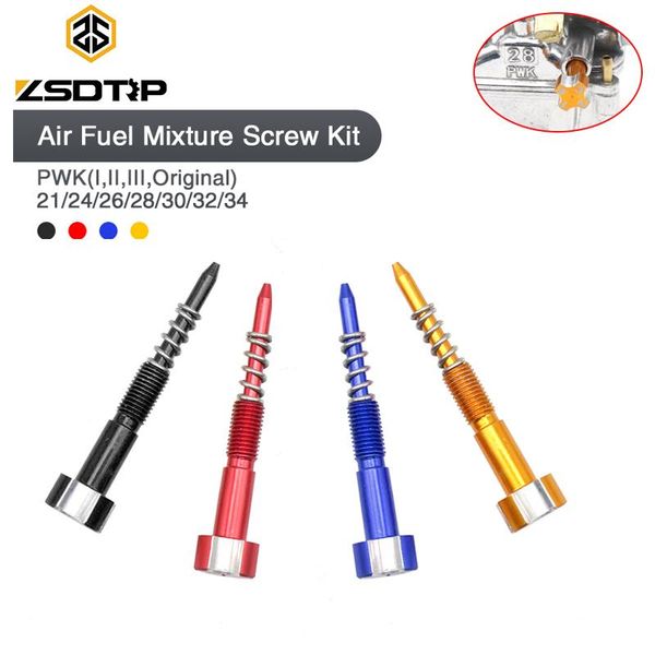 

motorcycle fuel system zsdtrp easy adjustable mixture screw cnc air for pwk21 24 26 28 30 32 34mm