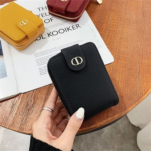 

70% off deals online autumn women's short style simplicity coldness small folding zero card wallet one bag women wholesale store, Red;black