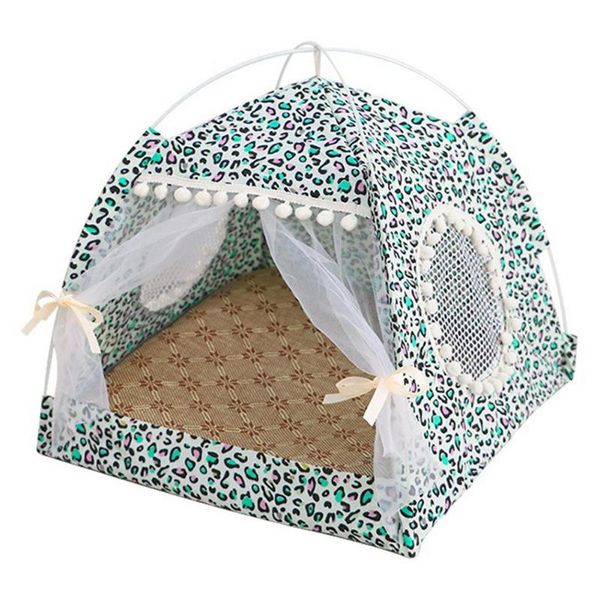

cat carriers,crates & houses bed house summer pets nest detachable washable folding tents for small cats pet products cozy hammock with floo