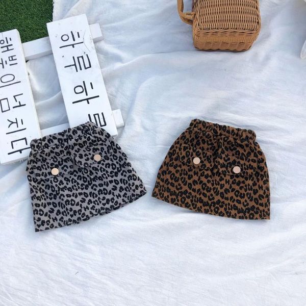 

skirts spring arrival kids skirt korean fashion leopard print for girls a-line pettiskirt 1 2 3 4 5 years toddler baby, Blue