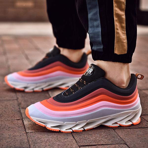 

fashion women mens running shoes black white grey volt blue red jogging sports trainers sneakers big size 39-46 code: 100-2108