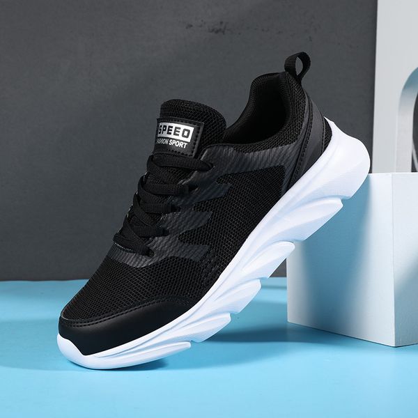 

wholesale tennis mens women sports running shoes super light breathable runners black white pink outdoor sneakers size 35-41 wy04-8681