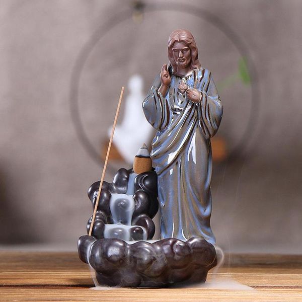 

set creative incense burner decorative exquisite ceramics backflow censer tower home decoration for decor office crafts fragrance lamps