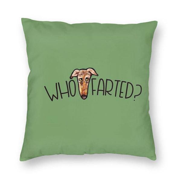 

who farted greyhound humor pillowcover decoration cushions throw pillow for car polyester double-sided printing print cushion/decorative