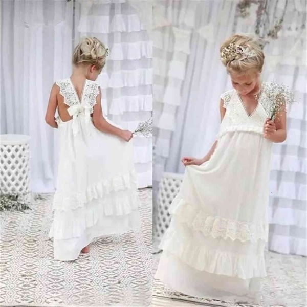 

casual dresses boho along the chiffon line ed as flowers girls for weddings with low-necked lace applies special children occasion, Black;gray