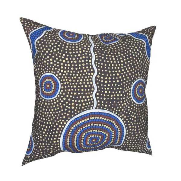 

cushion/decorative pillow australian aboriginal art colorful desert pattern pillowcase printing polyester cushion cover decorations square c