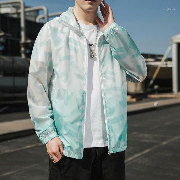 

men's jackets men summer jacket casual camouflage lightweight thin coat beach wear sun protection winbreaker slim fit 2021, Black;brown