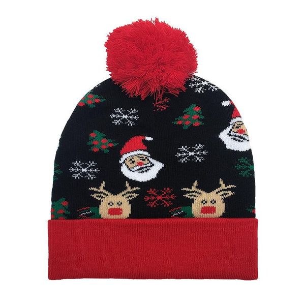 

berets christmas hat for women men winter beanies outdoor warm crochet skullies head cap knitted, Blue;gray