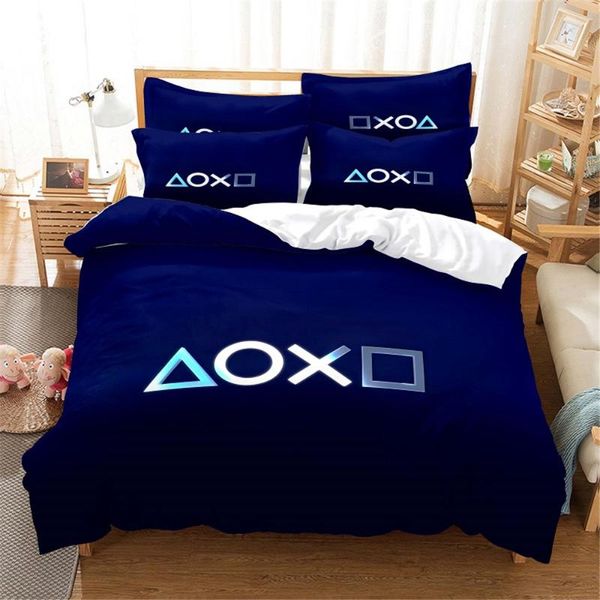 

bedding sets 3d blue set  duvet cover bed cotton bedroom