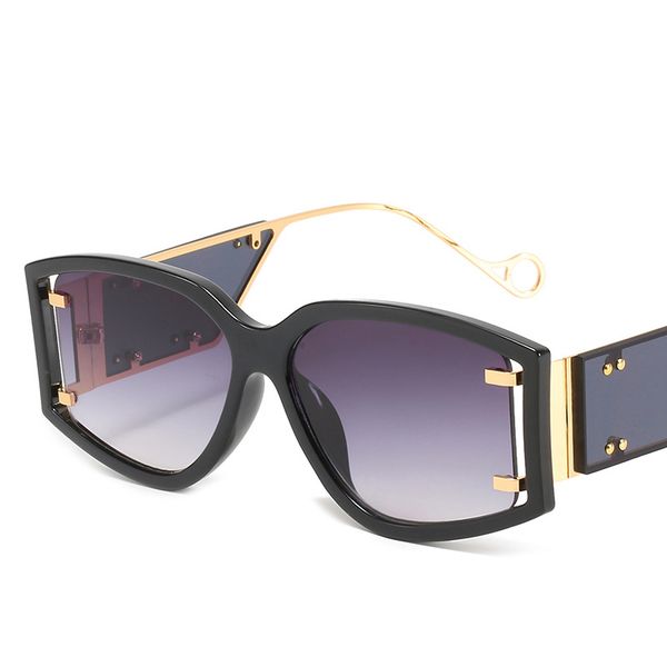 

ladies retro sunglasses brand 2021 fashion style personality female cross-border ins luxury glasses uv400, Silver