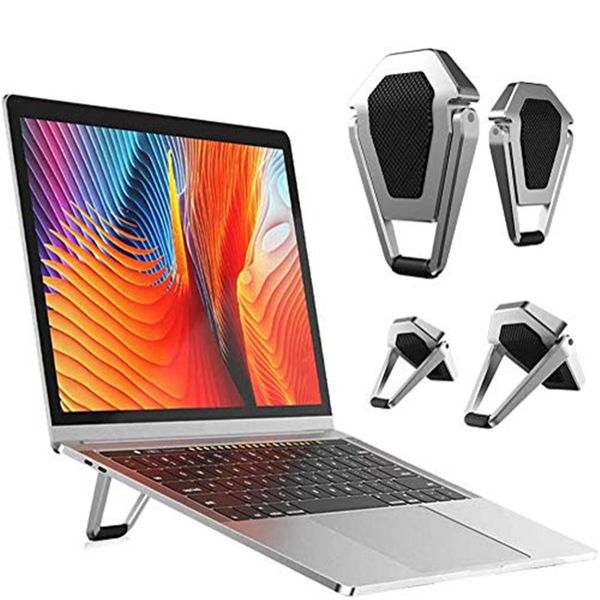 Supporto di raffreddamento per laptop ergonomico Supporto per tablet pieghevole in metallo Supporto per notebook Supporto per tastiera Cavalletto 1XBJK2105
