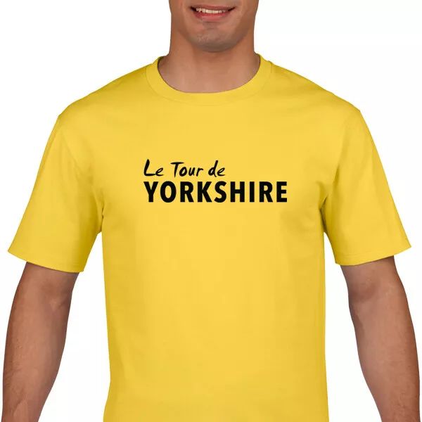 

cycling t shirt - bike t shirt - le tour de yorkshire t shirt, White;black