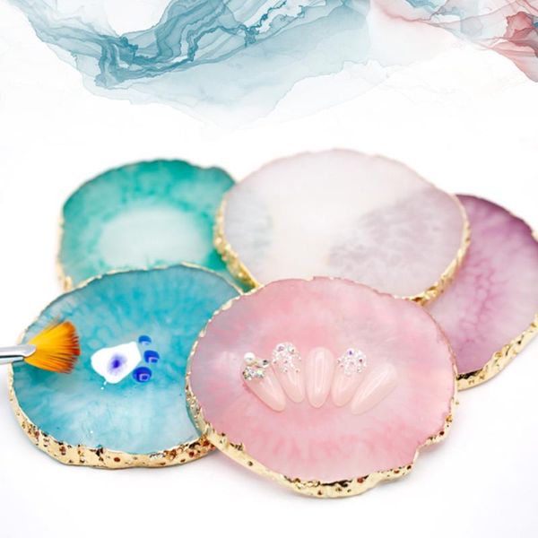 

kitchen storage & organization resin painted palette tray jewelry display board necklace ring earrings creative ddecoration box