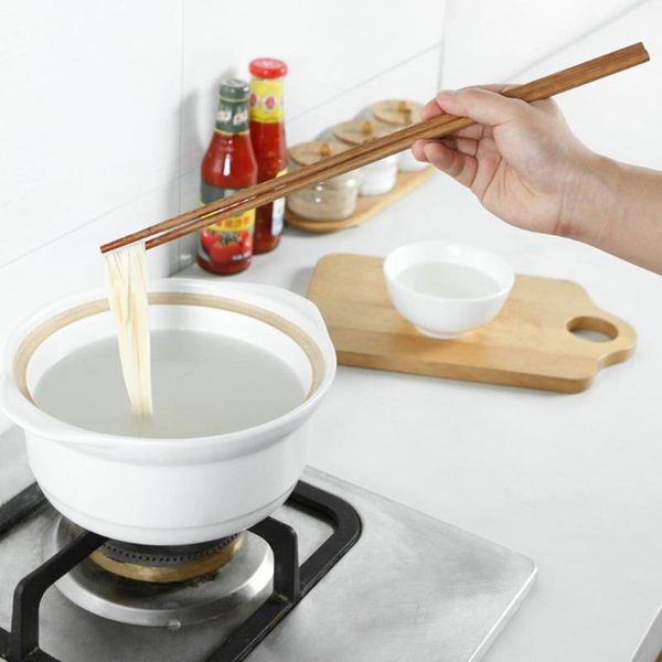 

chopsticks household tableware long fried wood noodle 38cm restaurant home kitchen cook deep pot