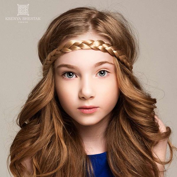 

wig elastic twist braided wig band medium 1.5cm, Silver