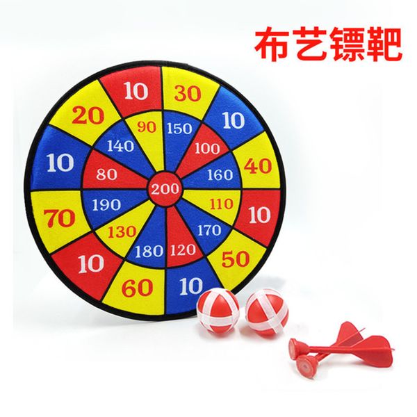 

children's 28cm dart set plastic ball needle flocking cloth soft dart target indoor parent-child toys