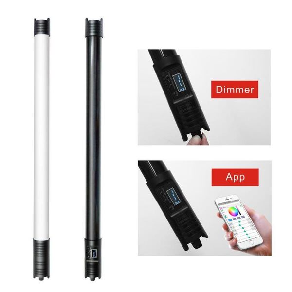 

tube built-in battery led video studio light yidoblo lt-rgb2 69cm lt-rgb4 116cm 2800-9990k pography lighting po flash heads