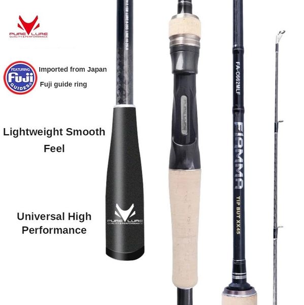 

boat fishing rods carbon ultralight casting m rod cork luya universal long gun grip straight handle quick adjust fuji guide spinning