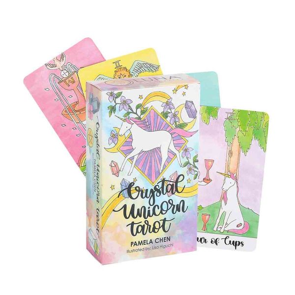 

crystal unicorn tarot board game toys oracle rider waite divination prophet prophecy card poker gift prediction