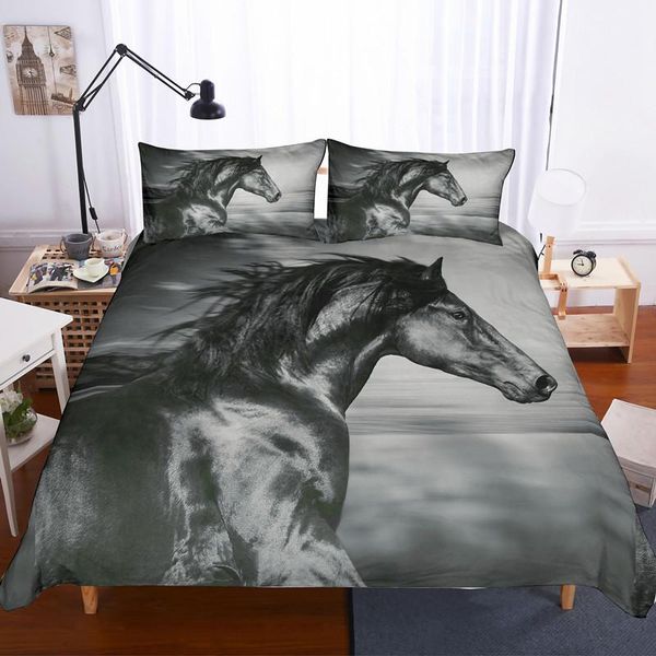 

bedding sets pentium horse set large cartoon duvet cover boy gift farm house decor