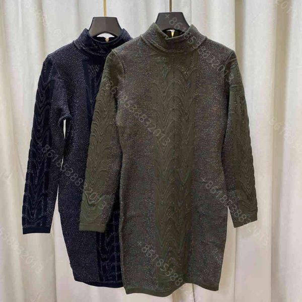 

designer women dress sweaters for christmas back zipper sweaters fall winter wool knit mid-length holiday work logo ba...in brand tech flee, Black;gray