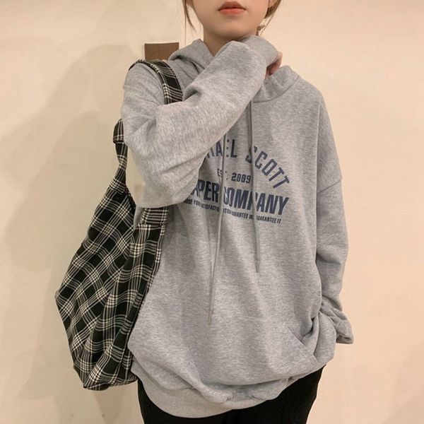 

sweatpants thin spring hoodie adjustment hoodies harajuku korean sleeve women's fashionable preppy clothes, Black