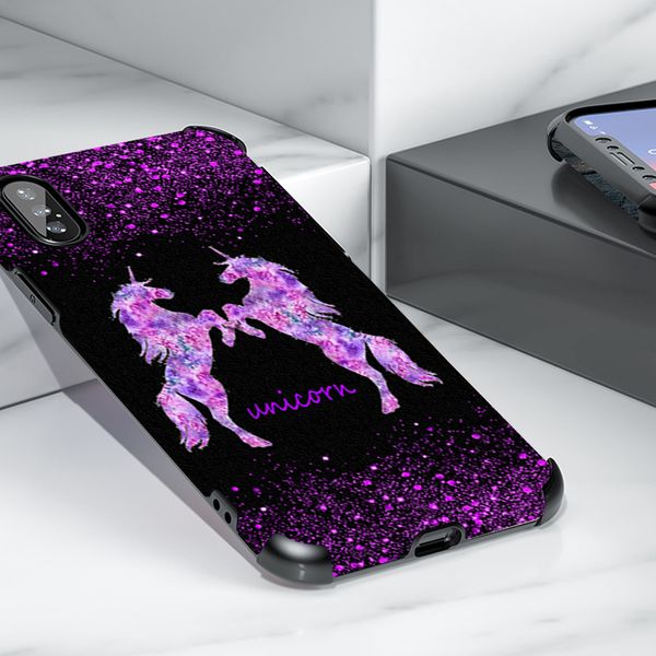 

cases shimmering flash powder unicorn horse women leather phone case cover for huawei p10 p20 p30 p40 p50 pro mate 30 40 nova 3 4 5 6 7 8 he