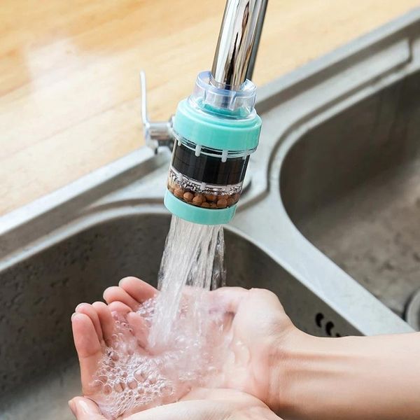 

1/2pcs household faucet extender stone magnetization water purifier kitchen tap filter saving shower head faucets