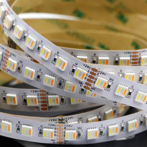 

strip light 5in1 chip rgb cct rgbw smd tape waterproof stripe string holiday decoration lights 12v 24v strips led