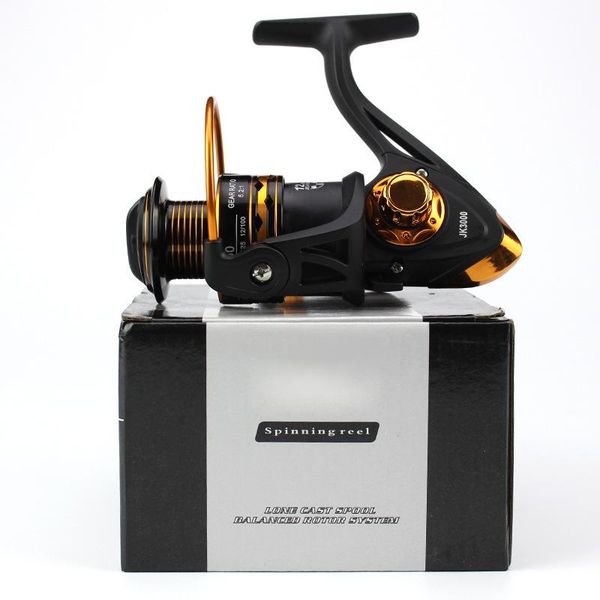 

baitcasting reels fishing wheel long cast spool balanced rotor system all metal wire cup spinning reel fresh&saltwater strong