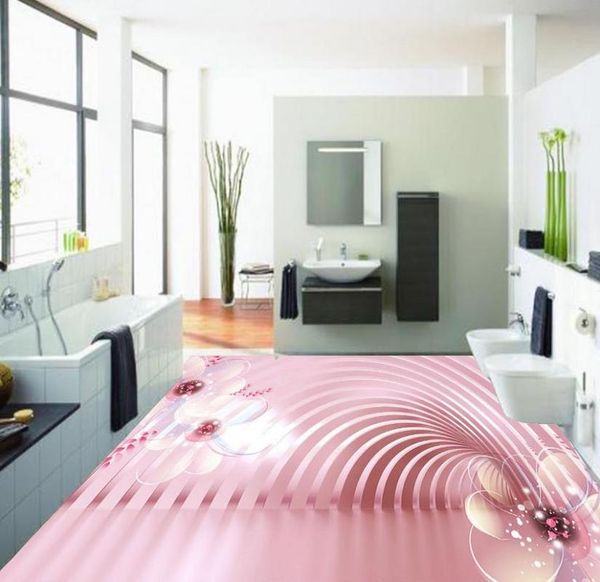 

wallpapers 3d floor painting wallpaper beautiful flower waterproof wall murals for bathrooms flooring
