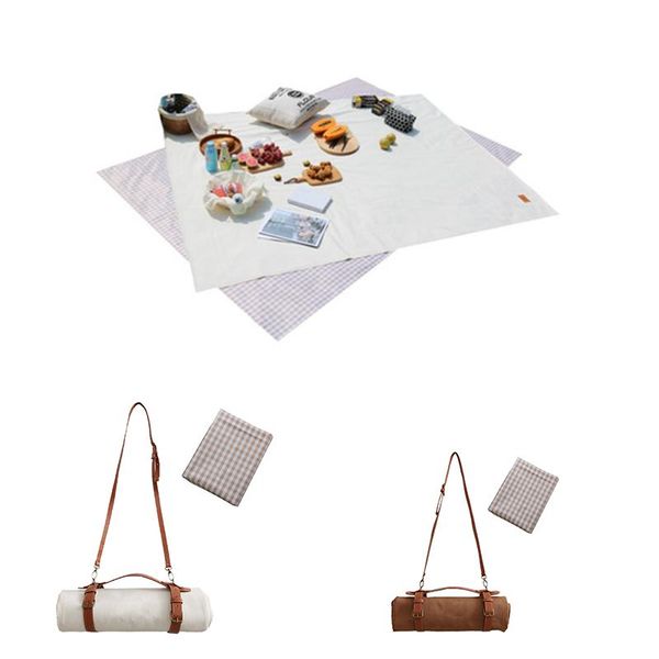 

outdoor pads foldable beach blanket large handy rug with waterproof pad for camping lawn park picnic