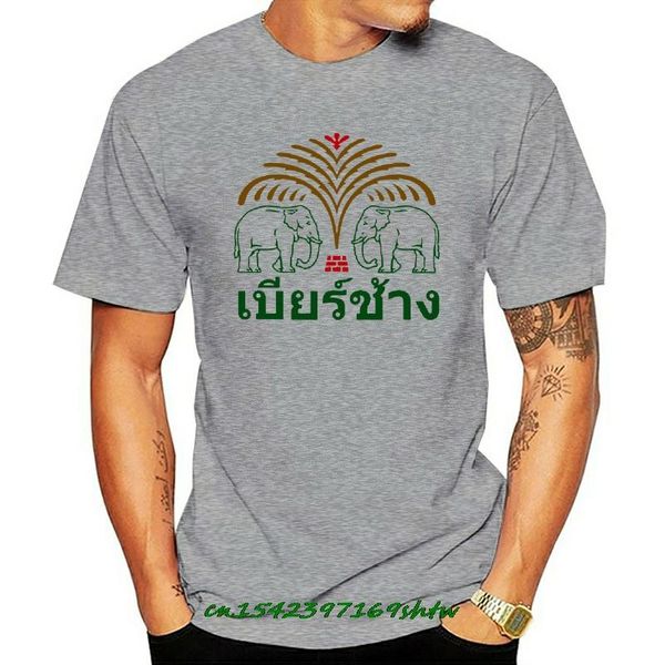 

men's t-shirts chang beer thailand elephant bangkok phuket pattaya chiang t shirt 273, White;black