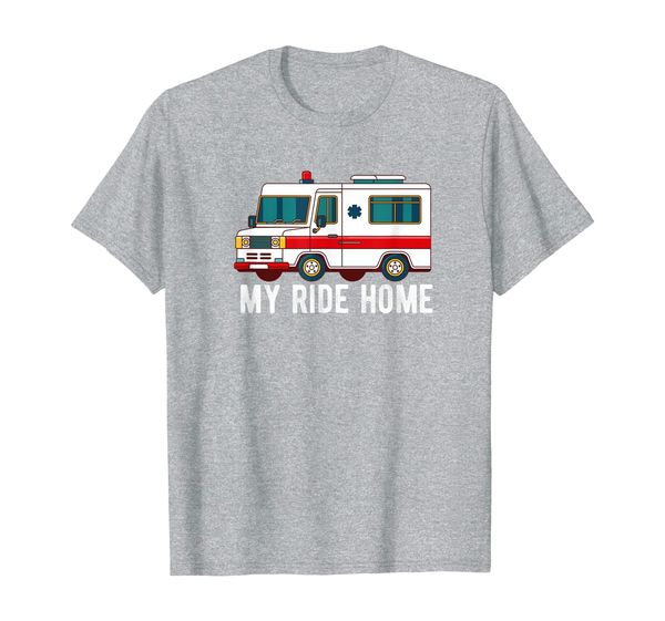 

ambulance ride funny bachelor party emt gift t-shirt, White;black