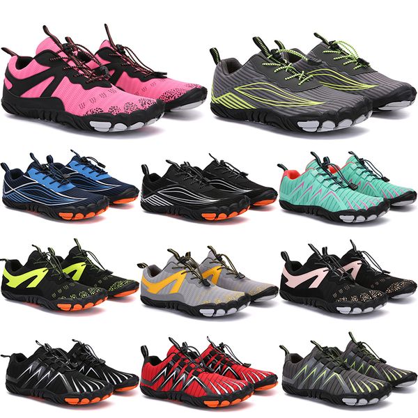 

2021 four seasons five fingers sports shoes mountaineering net extreme simple running, cycling, hiking, green pink black rock climbing 35-45