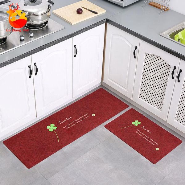

modern printed pattern kitchen mat non-slip embroidery area carpet living room balcony bathroom door carpets
