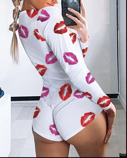 

women jumpsuit bodysuit long sleeve v neck bodycon stretch leotard crop button short romper pajama overalls, Black;white