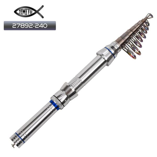 

boat fishing rods jimitu rod with aluminum alloy metal and carbon telescoping carp in stock