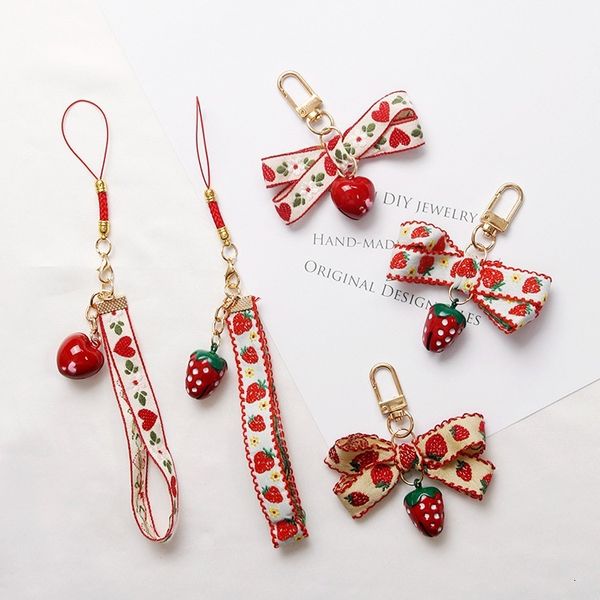 

fine key chain cute japanese girl's lovely bell wrist strap mobile phone ornament, Silver