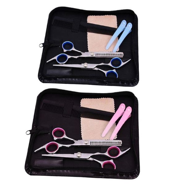 

hair scissors salon cutting professional hairdressing barber shears comb set+bag