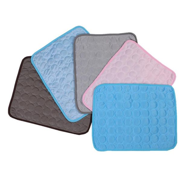 

kennels & pens cooling mat pad bed for dogs cats ice silk blanket cushion kennel/sofa/bed/floor/car seats keep cool in summer